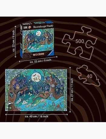 Puzzle en bois - Ravensburger - Foret fantastique - Ravensburger