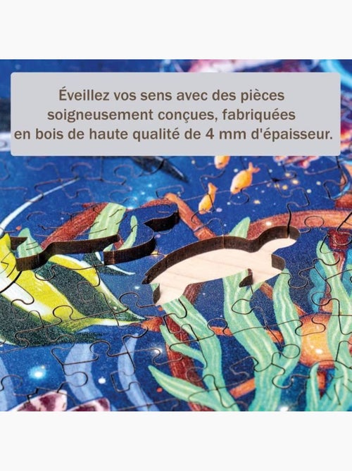 Puzzle en bois - Ravensburger - Monde marin coloré - Ravensburger - Kiabi