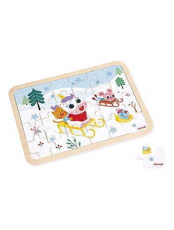 Puzzle en bois A la montagne 24 pièces