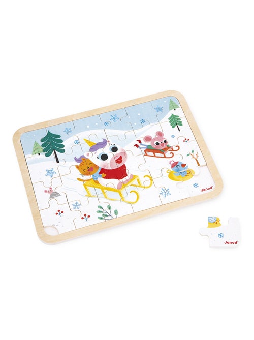Puzzle en bois A la montagne 24 pièces - Kiabi