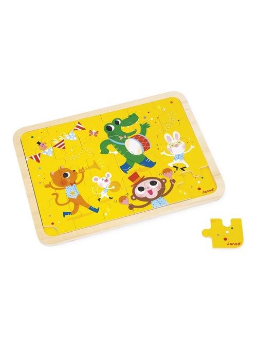 Puzzle en bois C'est la fête 24 pièces - Kiabi