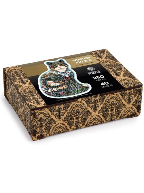 Puzzle en bois chat aux bijoux 250 pcs - Kiabi