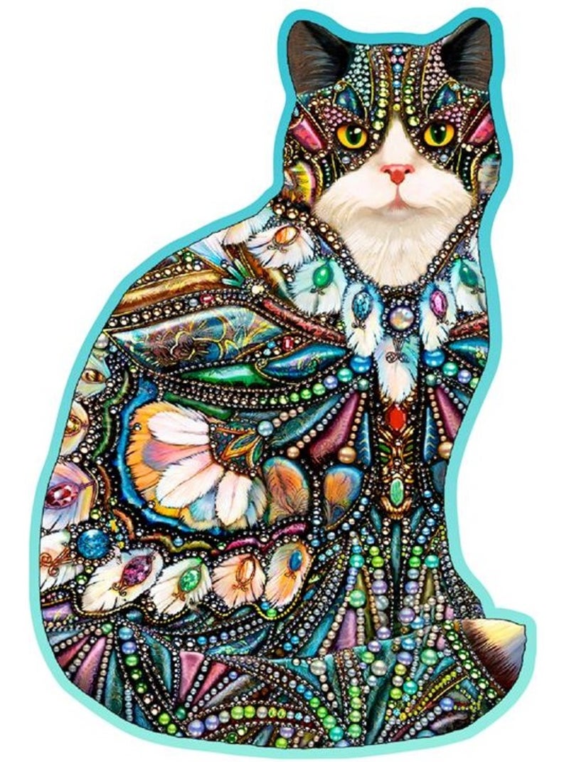 Puzzle en bois chat aux bijoux 250 pcs N/A - Kiabi
