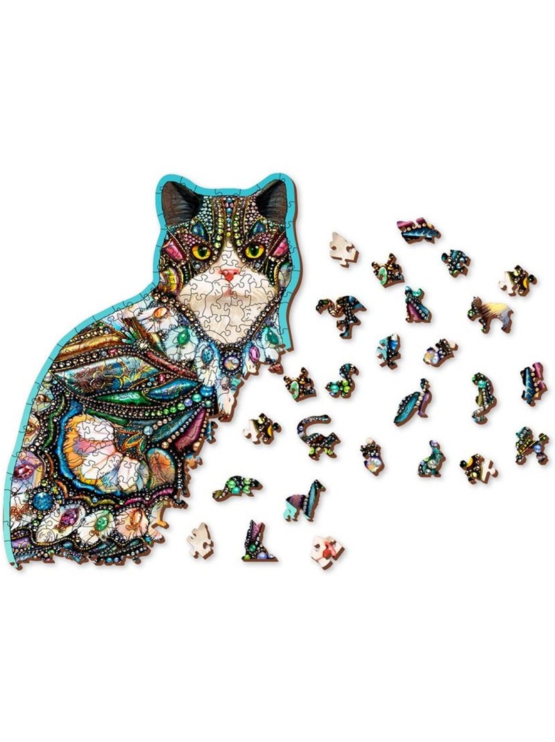 Puzzle en bois chat aux bijoux 250 pcs N/A - Kiabi