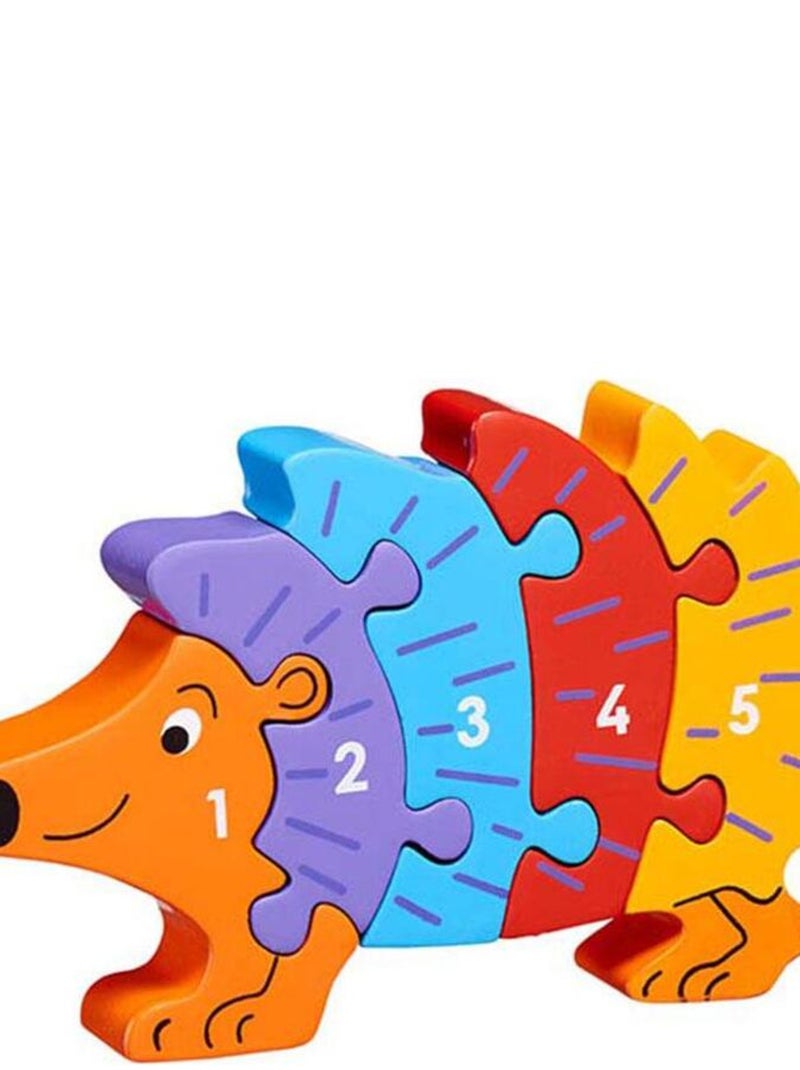 Puzzle en bois Chiffres 1-5 Hérisson N/A - Kiabi