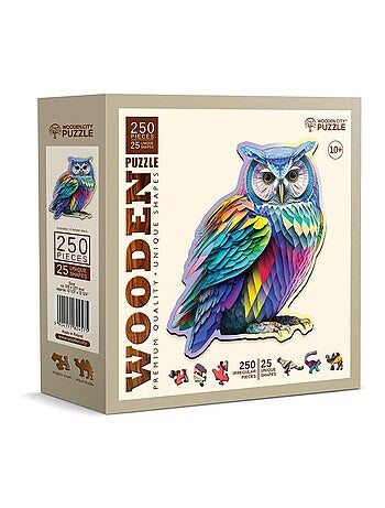 Puzzle en bois Chouette tendance 150 pcs