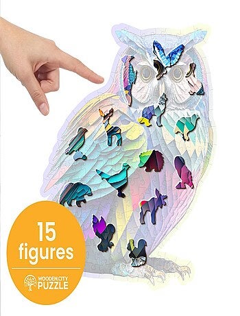 Puzzle en bois Chouette tendance 150 pcs