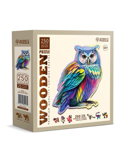 Puzzle en bois Chouette tendance 150 pcs - Kiabi