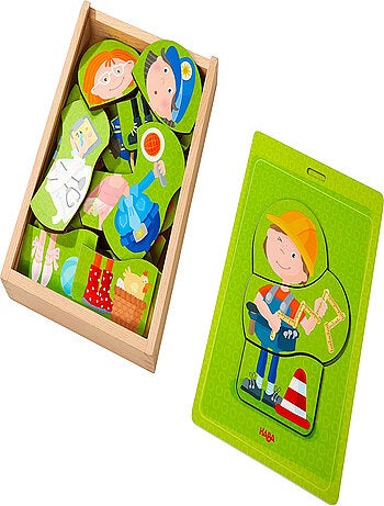Puzzle En Bois Des Métiers - Haba