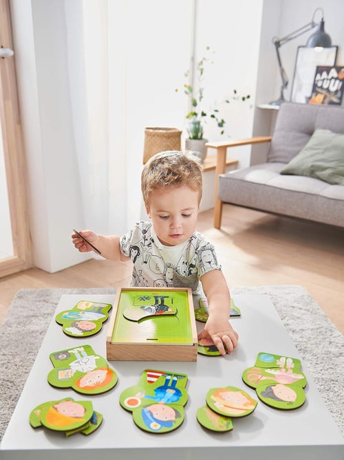 Puzzle En Bois Des Métiers - Haba - Kiabi