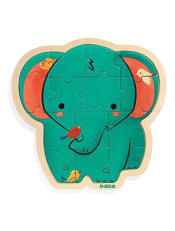 Puzzle en bois Éléphant