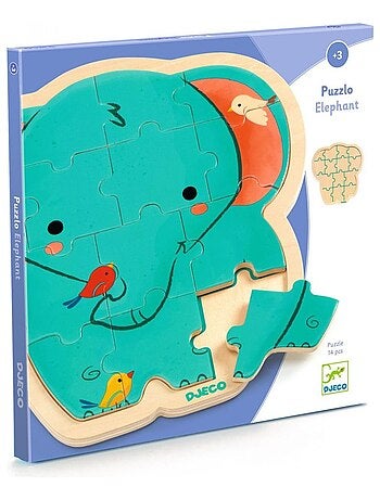 Puzzle silhouette - Château Féerique- 54 pièces - Jeux classiques - Jeux de  société - Djeco