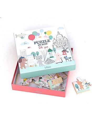 Puzzle en bois Escapade à Paris 24 pcs