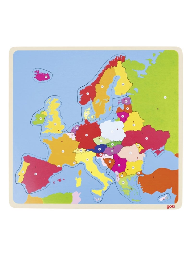 Puzzle en bois Europe N/A - Kiabi