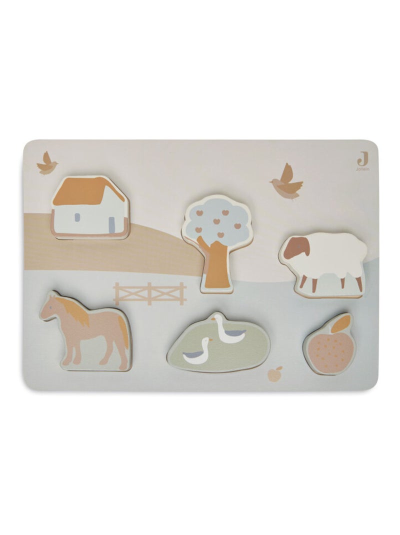 Puzzle en bois Ferme en Bois N/A - Kiabi