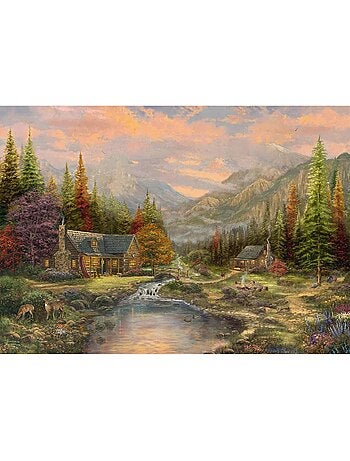 Puzzle en bois le ruisseau de montagne 1000 pcs