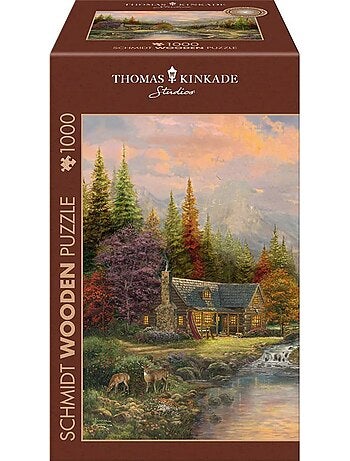 Puzzle en bois le ruisseau de montagne 1000 pcs