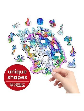 Puzzle en bois Licorne élégante 150 pcs