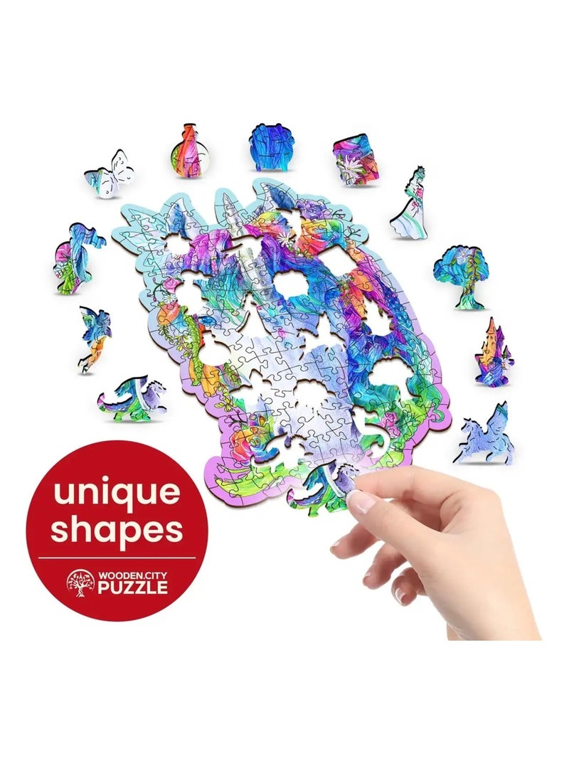 Puzzle en bois Licorne élégante 150 pcs N/A - Kiabi