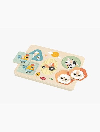 Puzzle en bois musical Tiny Love - Farmers Funday
