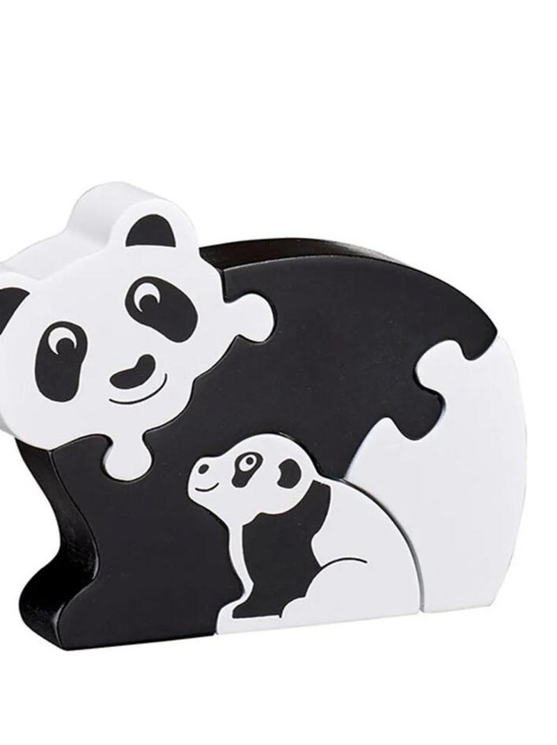 Puzzle en bois Panda et son bébé N/A - Kiabi