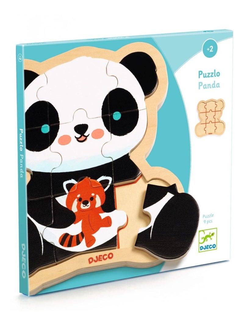 Puzzle en bois Panda Multicolore - Kiabi