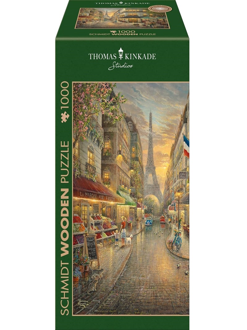 Puzzle en bois Paris pittoresque 1000 pcs N/A - Kiabi