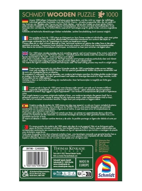 Puzzle en bois Paris pittoresque 1000 pcs - Kiabi