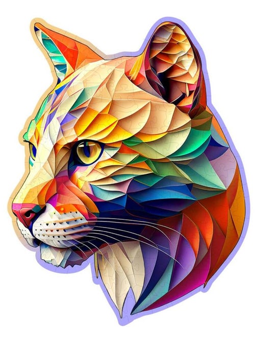 Puzzle en bois Puma chatoyant 150 pcs - Kiabi