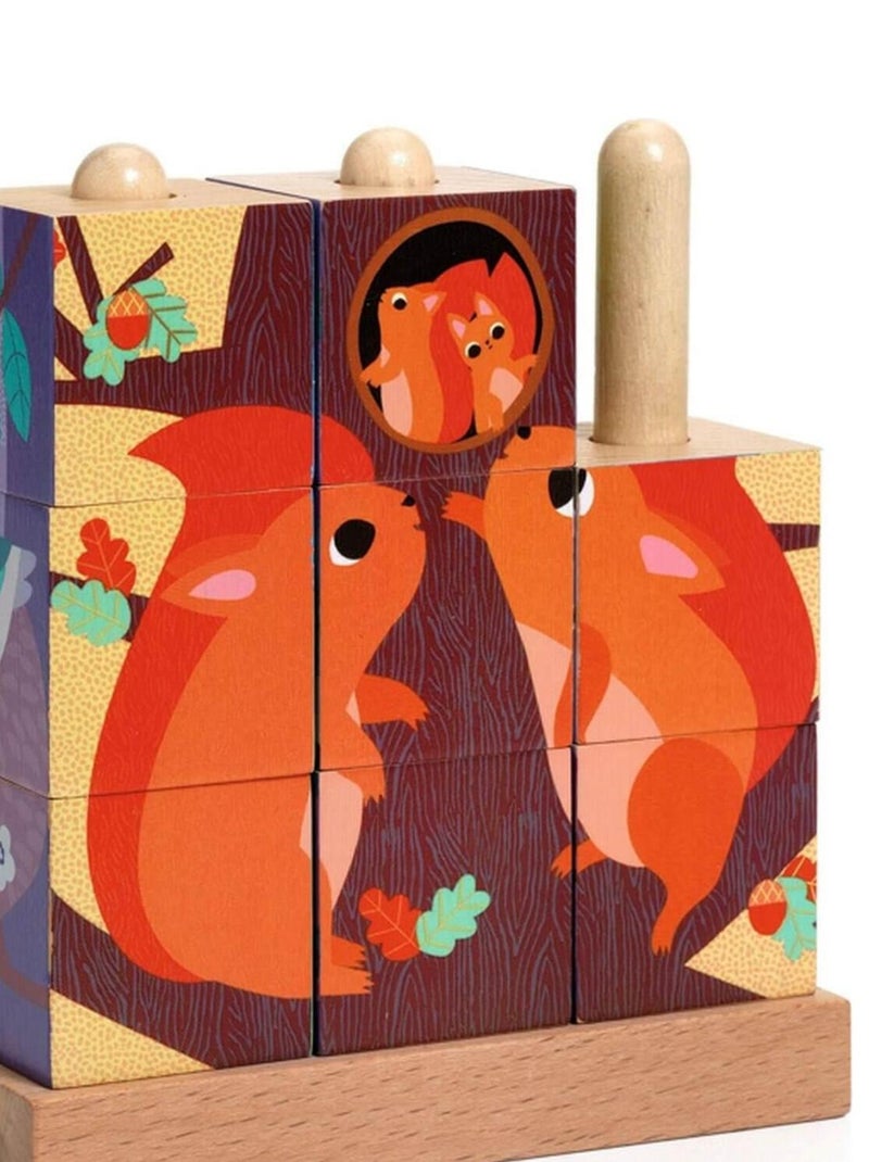Puzzle en bois Puzz up Forest N/A - Kiabi