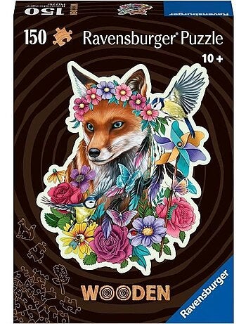 Puzzle en bois Renard coloré - 150 pièces - - Ravensburger
