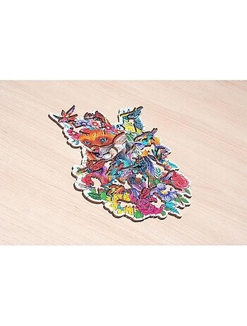 Puzzle en bois Renard coloré - 150 pièces - - Ravensburger