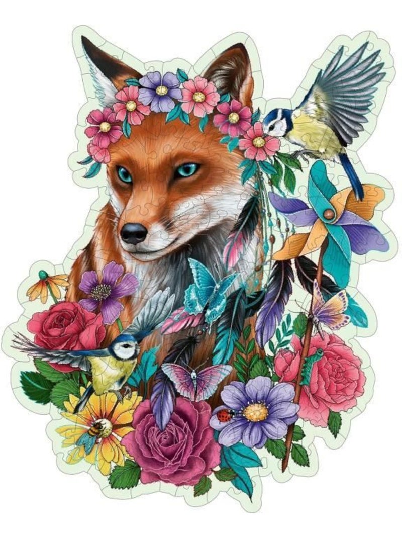 Puzzle en bois Renard coloré - 150 pièces - - Ravensburger N/A - Kiabi