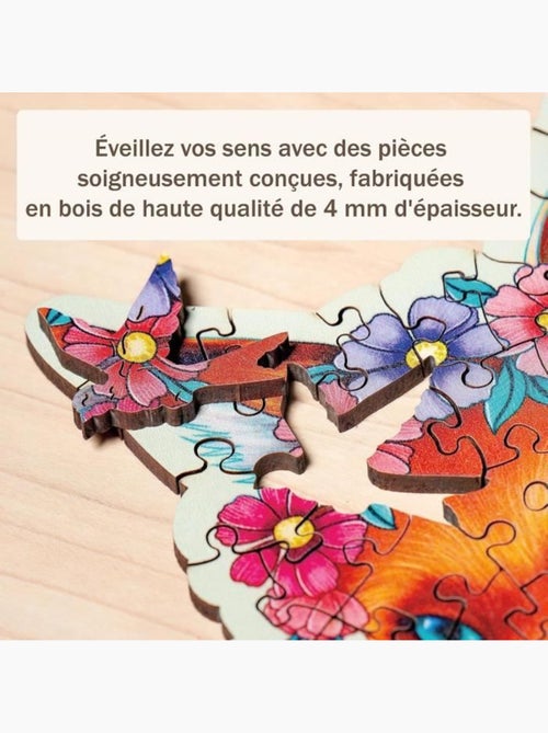 Puzzle en bois Renard coloré - 150 pièces - - Ravensburger - Kiabi
