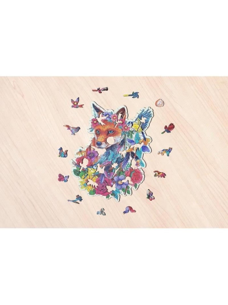Puzzle en bois Renard coloré - 150 pièces - - Ravensburger N/A - Kiabi