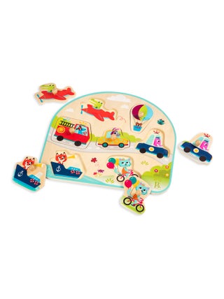 Puzzle En Bois Vehicules