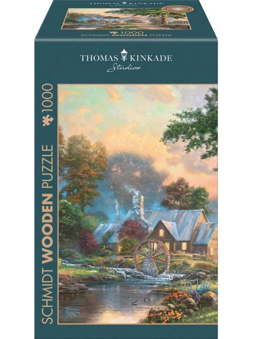 Puzzle en bois vieux moulin à eau 1000 pcs - Kiabi