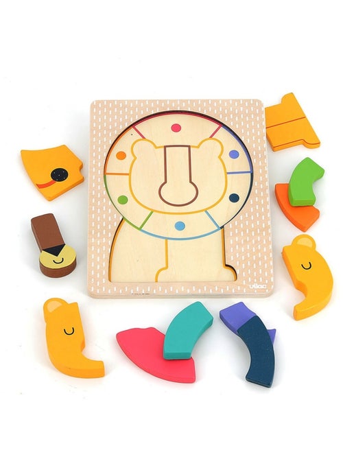 Puzzle encastrement lion Andy Westface - Kiabi