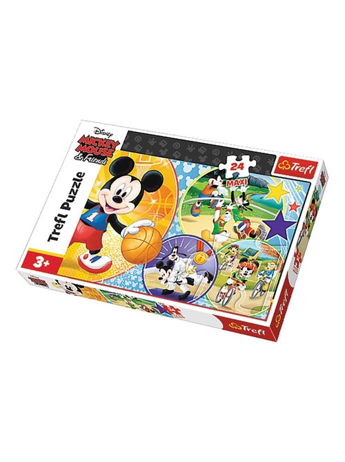 Puzzle enfant + 3 ans 24 pièces l'heure du sport MICKEY - Kiabi