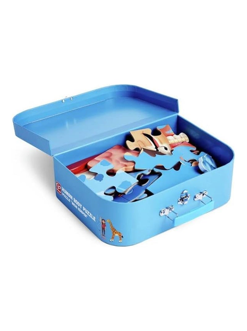 Puzzle Enfant 4 ans Corps Humain 60 Pièces en Bois N/A - Kiabi