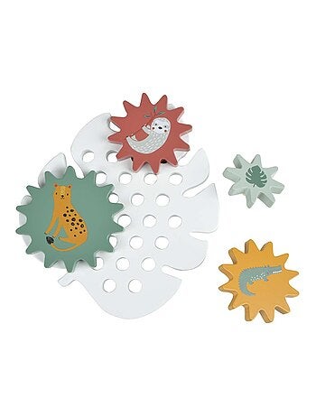 Puzzle engrenage en bois