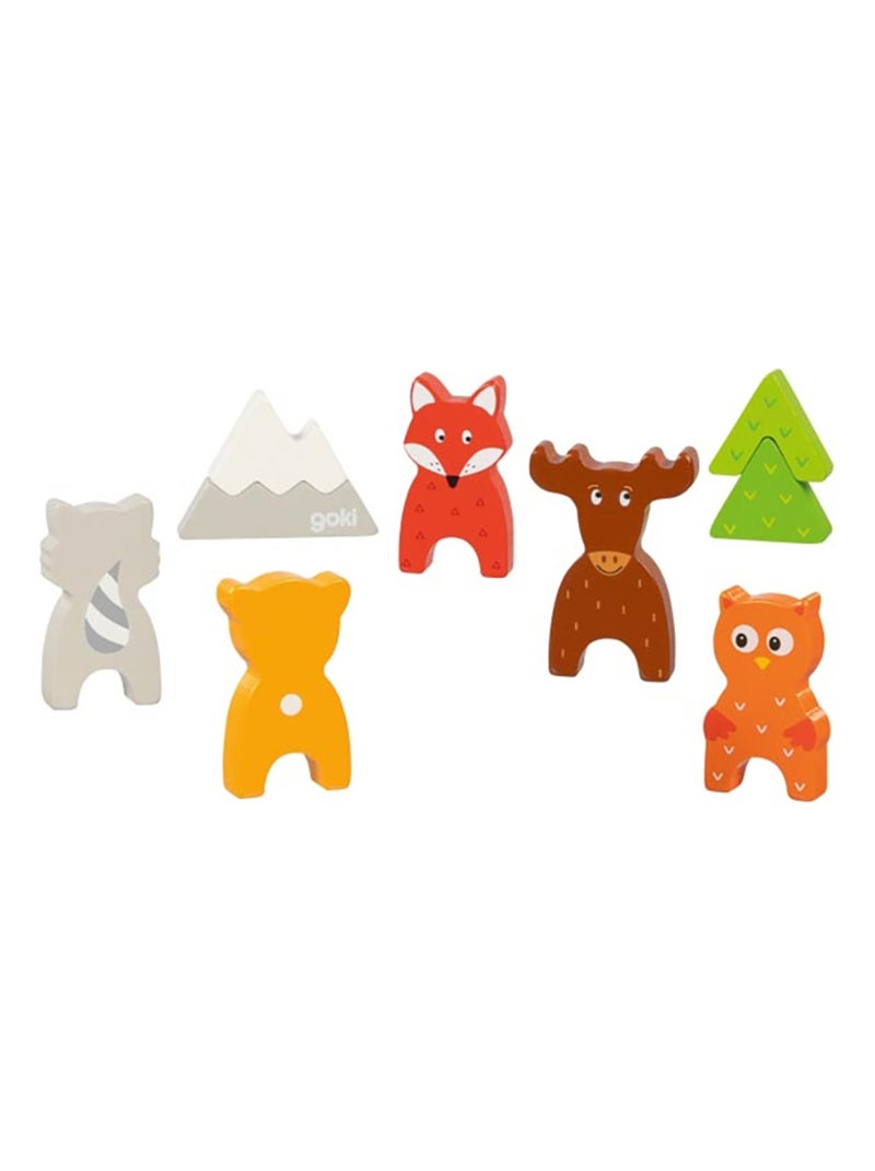 Puzzle et figurine  Animaux de la Forêt N/A - Kiabi