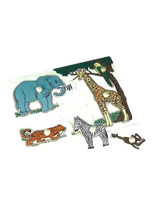 Puzzle éveil en bois + 18 mois 5 pièces ZOO - Kiabi Puzzle éveil en bois + 18 mois 5 pièces ZOO - Kiabi