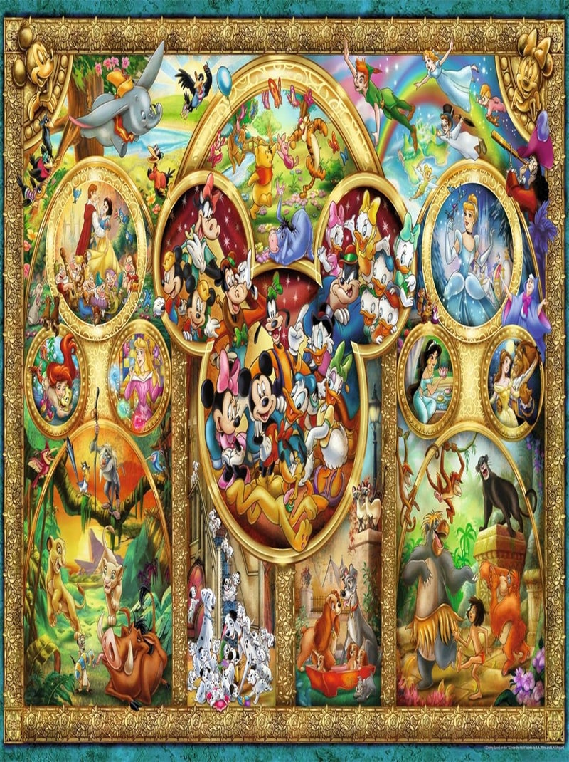 Puzzle Famille Disney 500 Pcs N/A - Kiabi