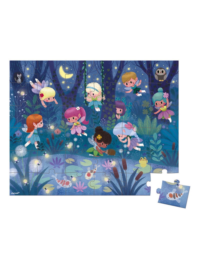 Puzzle Fées et Nénuphars 36 pcs N/A - Kiabi