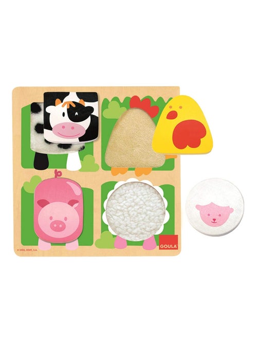 Puzzle ferme matières et formes - Kiabi