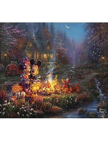 Puzzle Feu de camp Mickey et Minnie 200 pcs