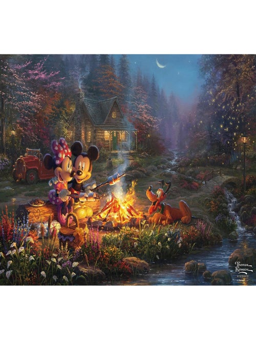 Puzzle Feu de camp Mickey et Minnie 200 pcs - Kiabi