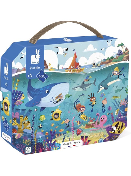 Puzzle fonds marins 100 pcs - Kiabi