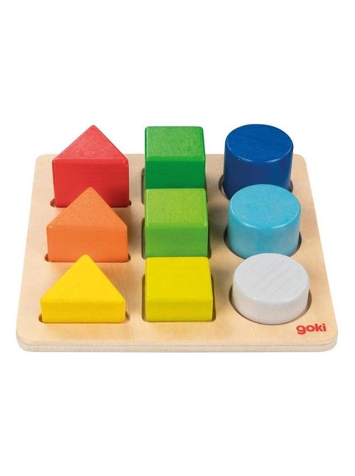 Puzzle Formes et couleurs 9 pièces - Kiabi